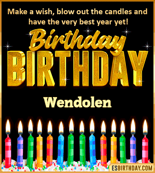 Happy Birthday Wishes Wendolen
