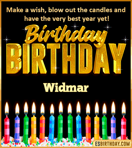 Happy Birthday Wishes Widmar