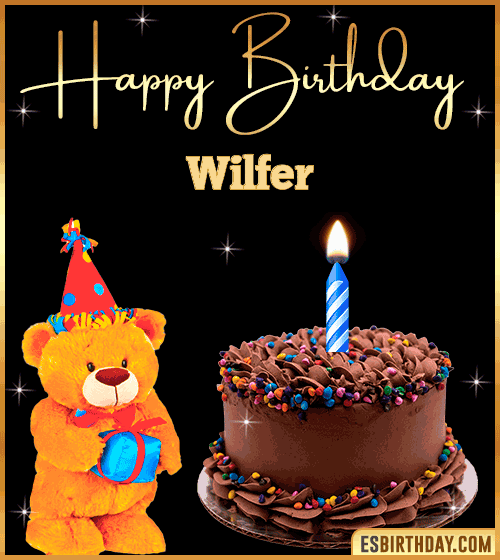 Happy Birthday Wishes gif Wilfer