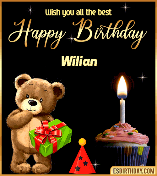 Gif Happy Birthday Wilian