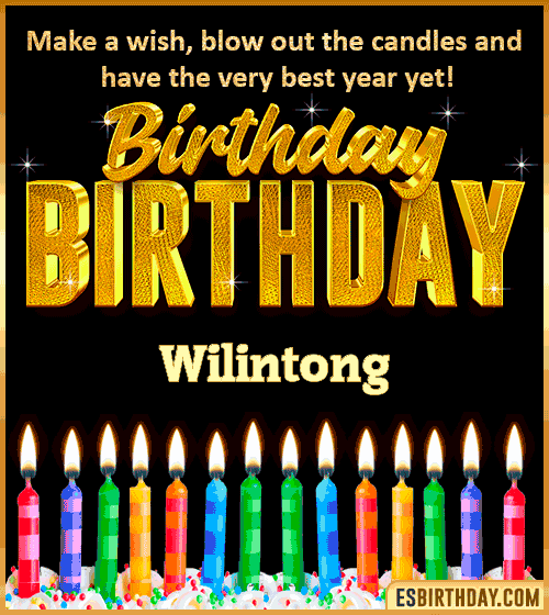 Happy Birthday Wishes Wilintong
