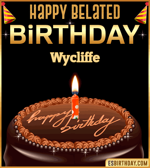 Belated Birthday Gif Wycliffe
