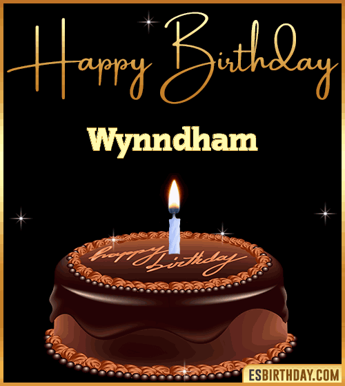 chocolate birthday cake Wynndham
