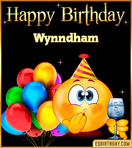 Funny Birthday gif Wynndham
