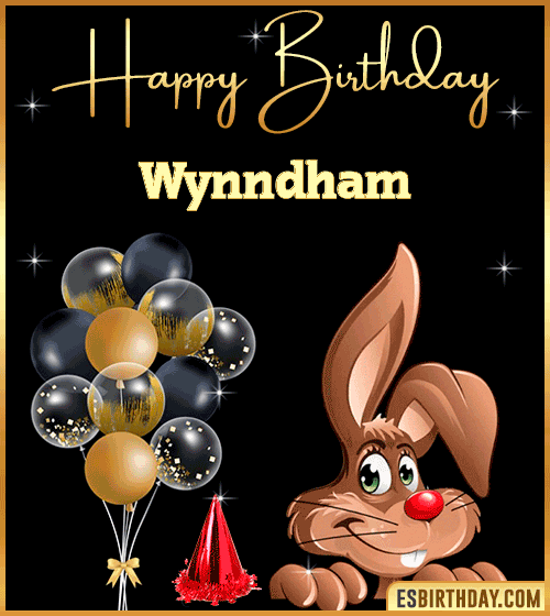 Happy Birthday gif Animated Funny Wynndham
