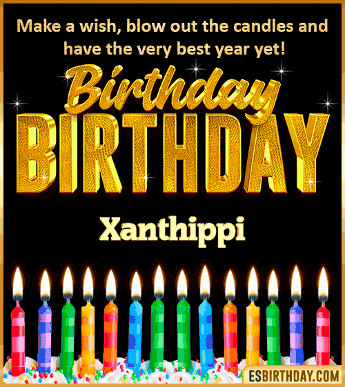 Happy Birthday Wishes Xanthippi
