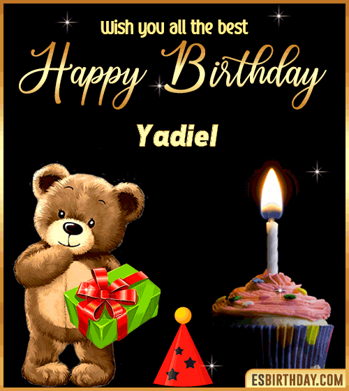 Gif Happy Birthday Yadiel
