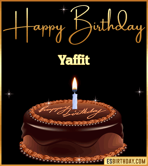 chocolate birthday cake Yaffit

