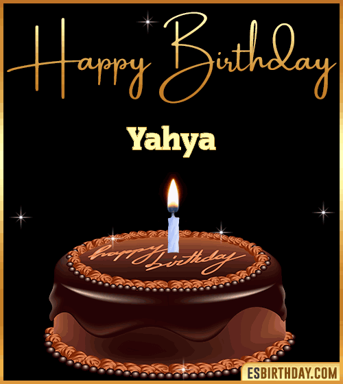 chocolate birthday cake Yahya
