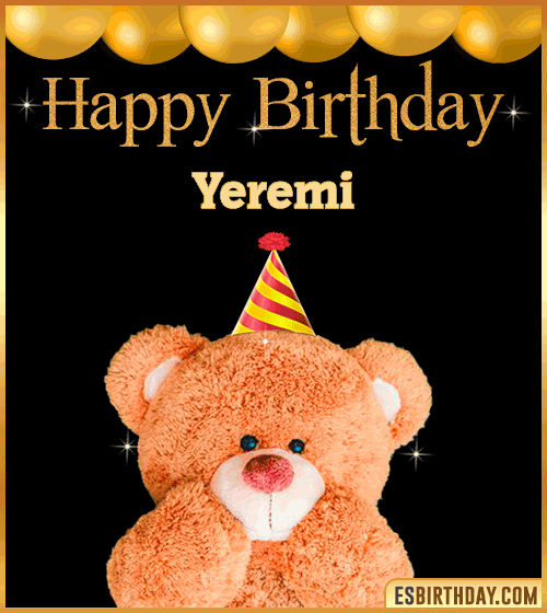 Happy Birthday Wishes for Yeremi