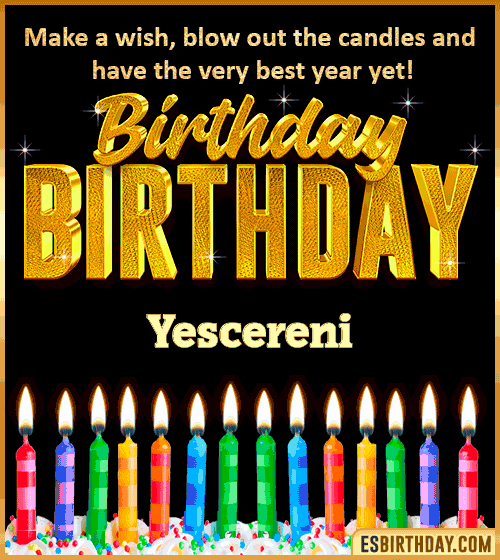 Happy Birthday Wishes Yescereni