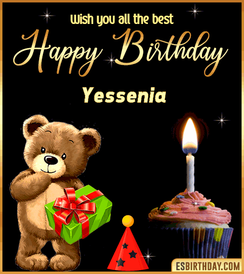 Gif Happy Birthday Yessenia