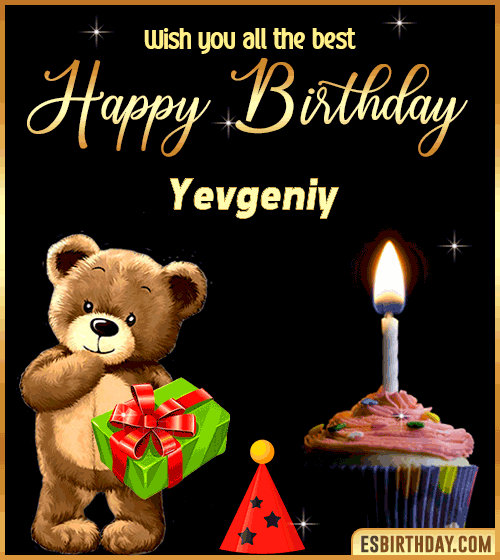 Gif Happy Birthday Yevgeniy
