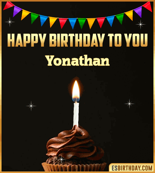 Happy Birthday to you Yonathan