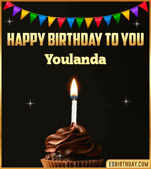 Happy Birthday to you Youlanda

