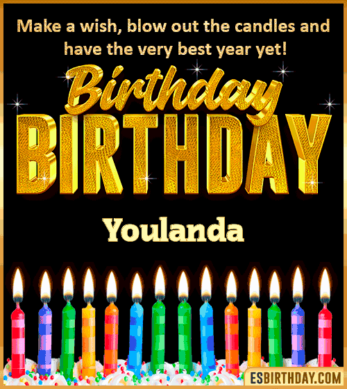 Happy Birthday Wishes Youlanda
