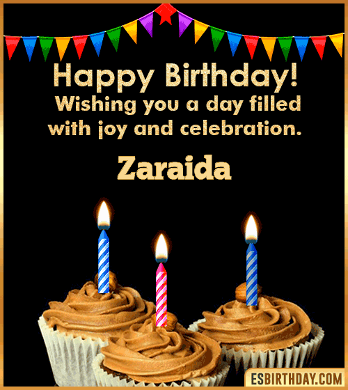 Happy Birthday Wishes Zaraida
