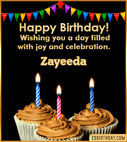 Happy Birthday Wishes Zayeeda
