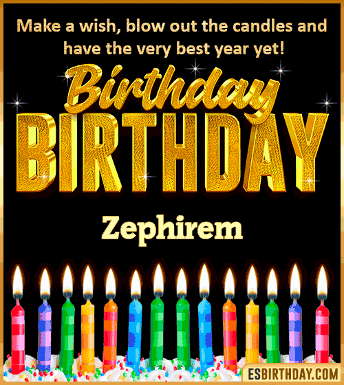 Happy Birthday Wishes Zephirem
