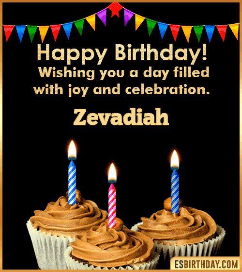 Happy Birthday Wishes Zevadiah
