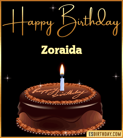 chocolate birthday cake Zoraida
