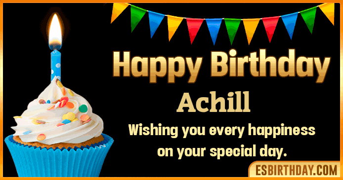 Happy Birthday Achill GIF