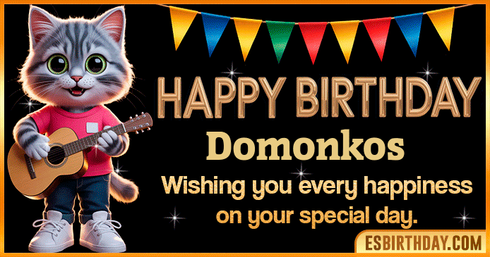 Happy Birthday Domonkos GIF