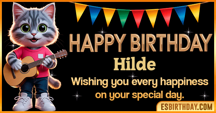 Happy Birthday Hilde GIF Happy Birthday Hilde GIF