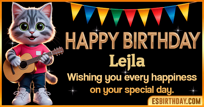 Happy Birthday Lejla GIF Happy Birthday Lejla GIF