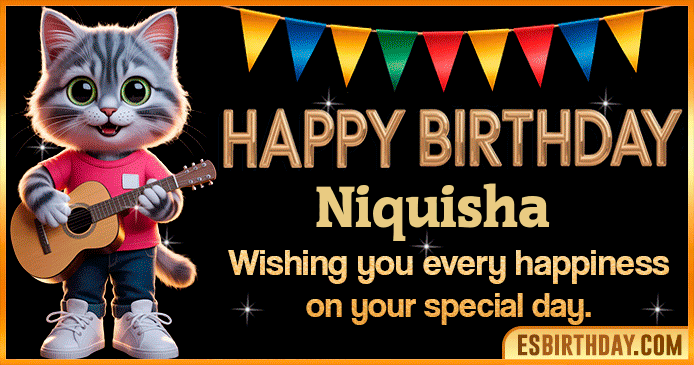 Happy Birthday Niquisha GIF Happy Birthday Niquisha GIF
