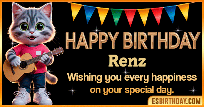 Happy Birthday Renz GIF Happy Birthday Renz GIF