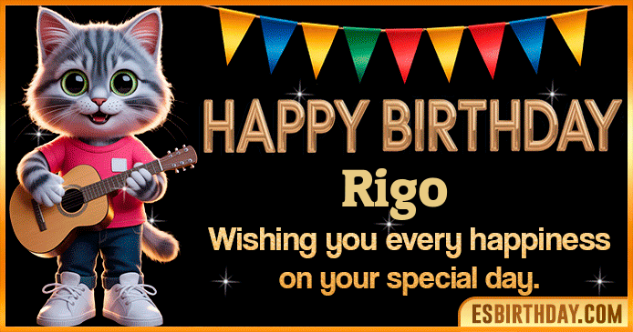 Happy Birthday Rigo GIF Happy Birthday Rigo GIF