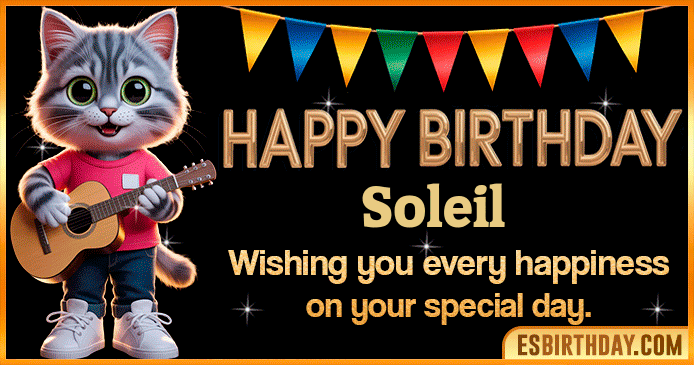 Happy Birthday Soleil GIF