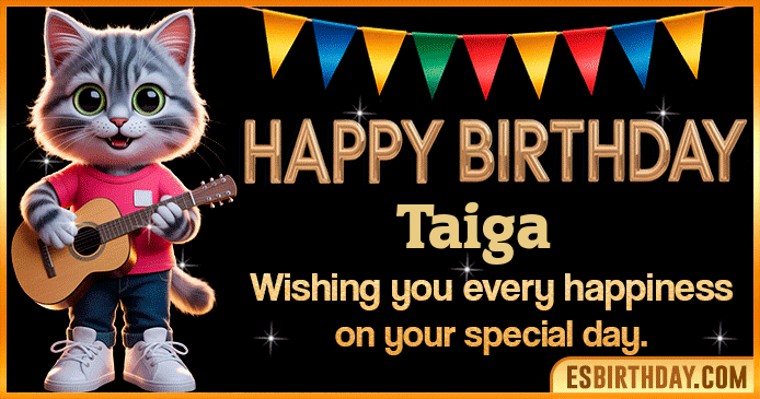 Happy Birthday Taiga GIF Happy Birthday Taiga GIF