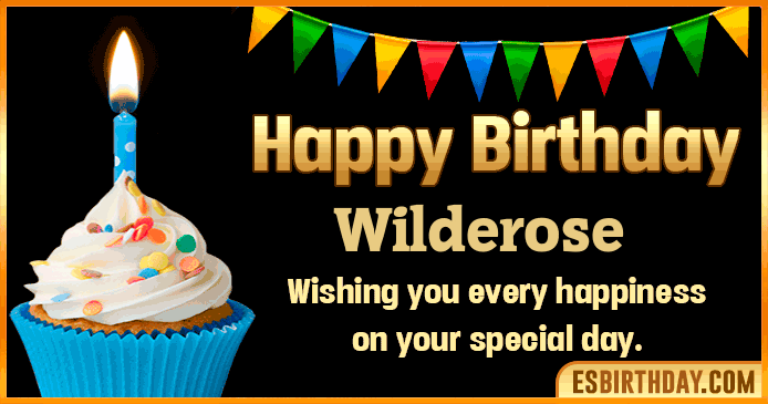 Happy Birthday Wilderose GIF