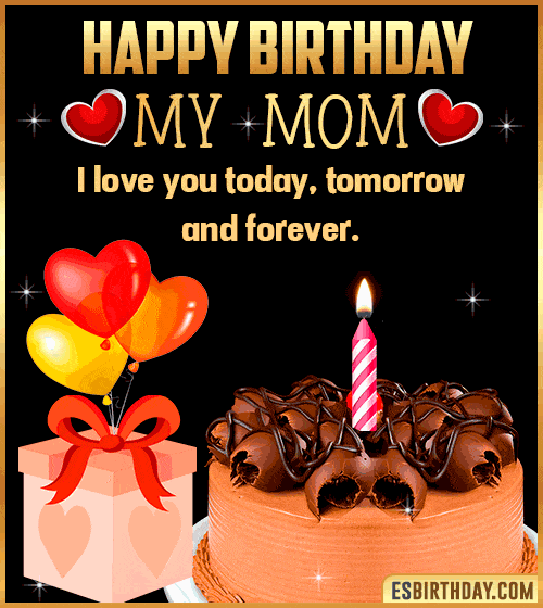 gif happy birthday mom