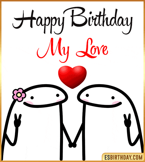 gif happy birthday my love