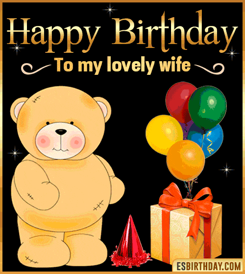 happy birthday gif teddy bear gif animated