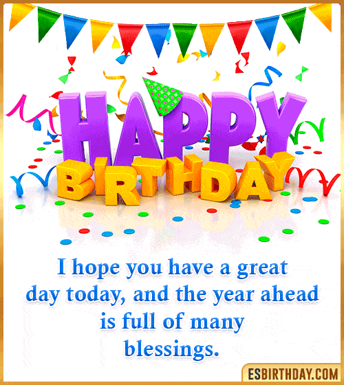 happy birthday messages gif