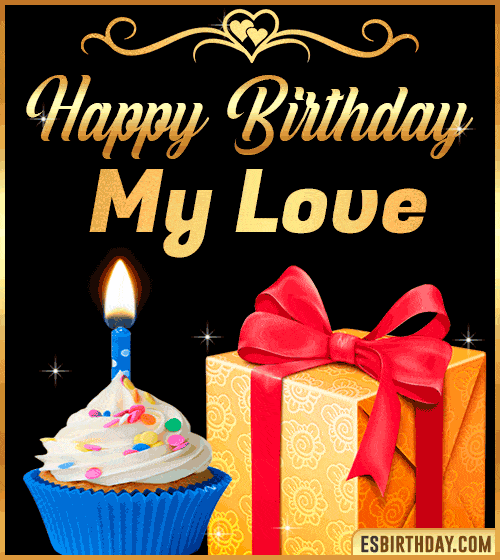 happy birthday my love cake