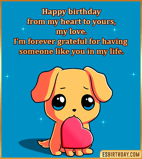 messages happy birthday my love